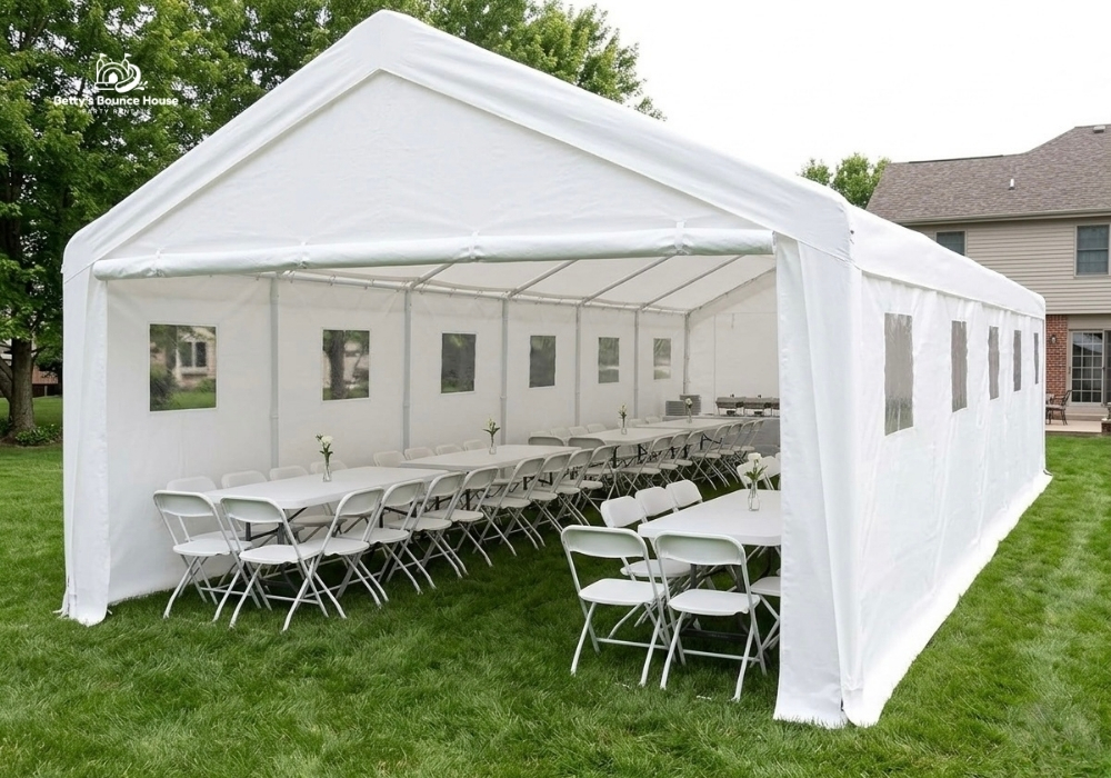 20x50 combined party tent